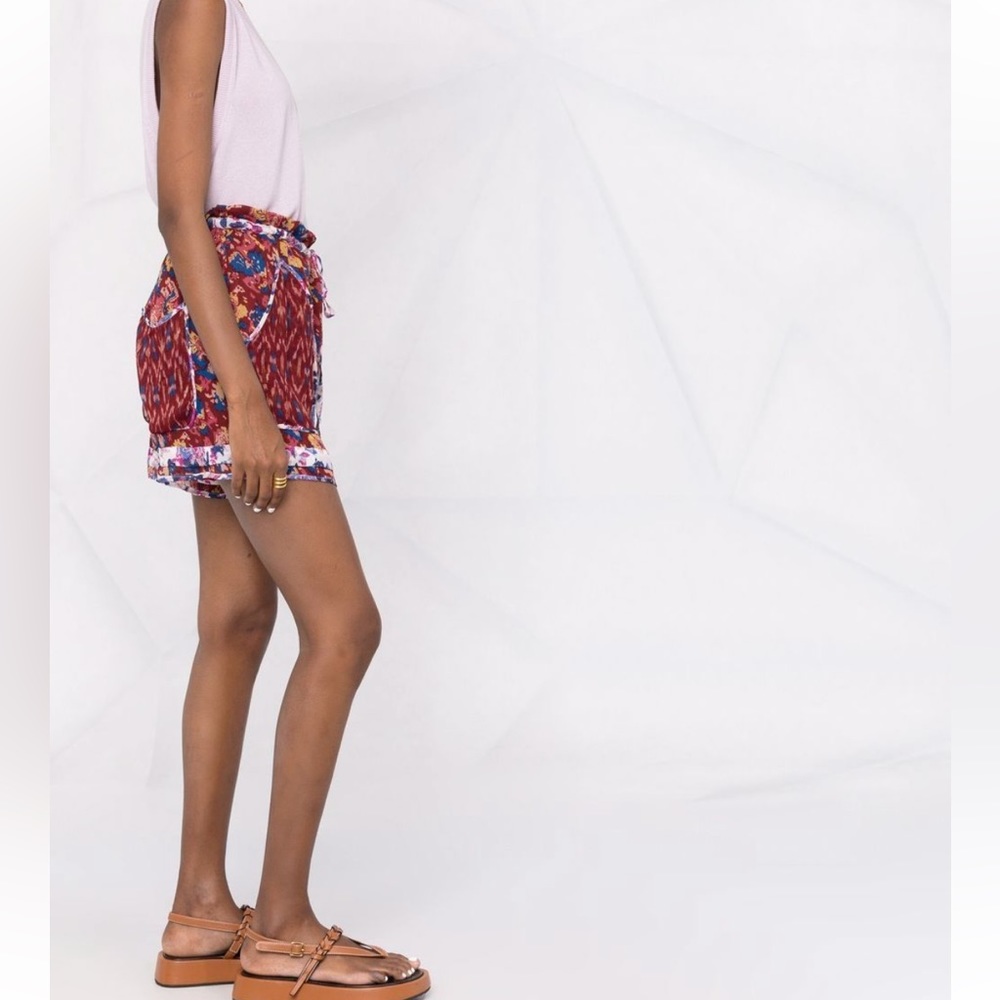 Isabel Marant Étoile Riolmy Abstract Patterned Mini Shorts - Picture 7 of 14